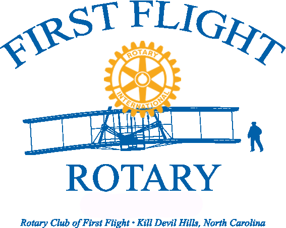 First Flight Rotary logo with plane